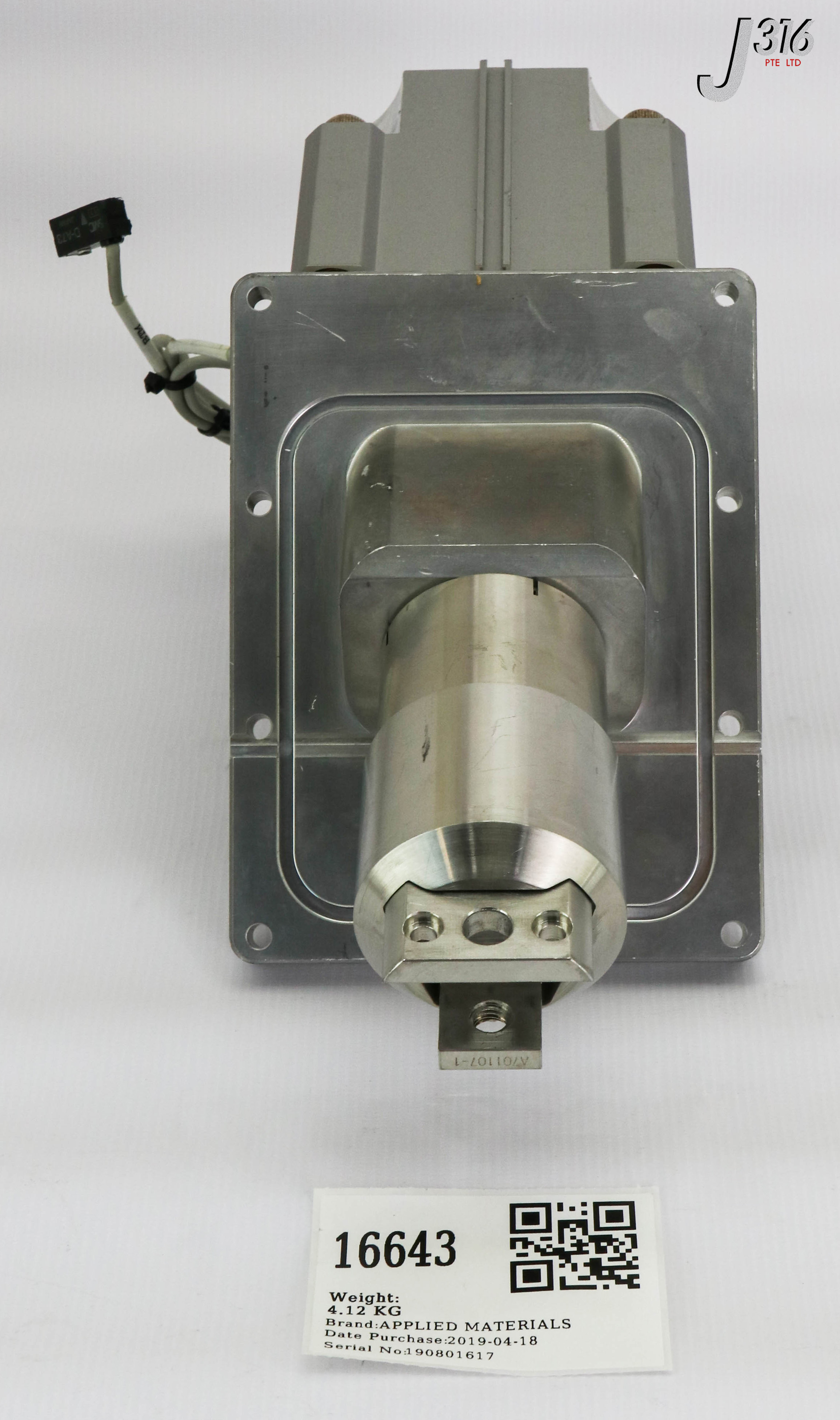 コントローラ 16643 APPLIED MATERIALS TRANSFER SLIT VALVE ASSY, SMC CDQ2B80-38